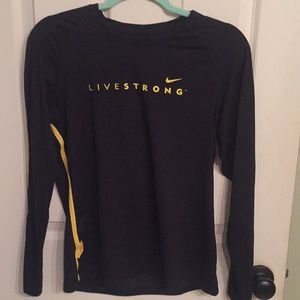 Live strong long sleeve tech shirt